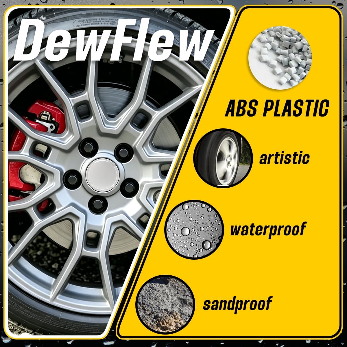 4Pcs Wheel Center Caps for Camry Avalon RAV4 Wheel Rim Outer 62.2 mm(2.45 in) Inner 56 mm(2.2 in) Silver Hub Caps, Replacement PT280-03200-02 42603-YY340 42603-YY380