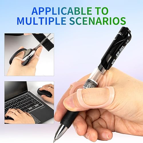 Miniatura 5 de GHORTHOUD 6 férulas para dedos  Kit de férula de dedo para artritis, dedo de mazo  férula para pulgar, gatillo para dedo pulgar, medio, meñique o