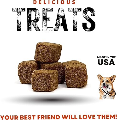 Miniatura 8 de Larry Multivitamínico para perros 8 en 1 vitaminas para perros con Omega 3 6 9 probióticos para perros y condroitina de glucosamina para la salud