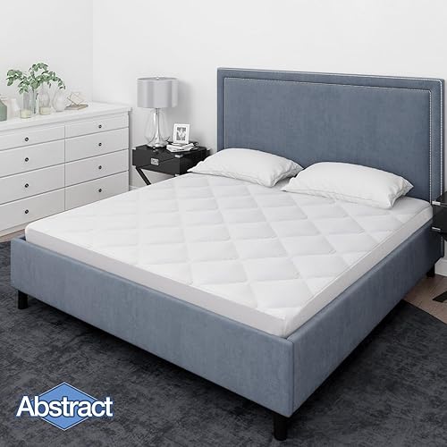 Miniatura 10 de Almohadilla para colchón Abstract protector de algodón impermeable color blanco