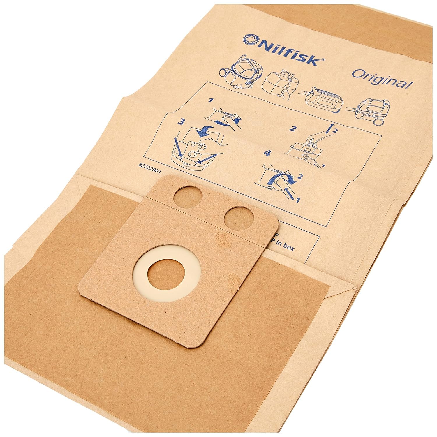 Nilfisk 140 8618 000 Filter Bag, 10 Litre Capacity, 10 Pieces