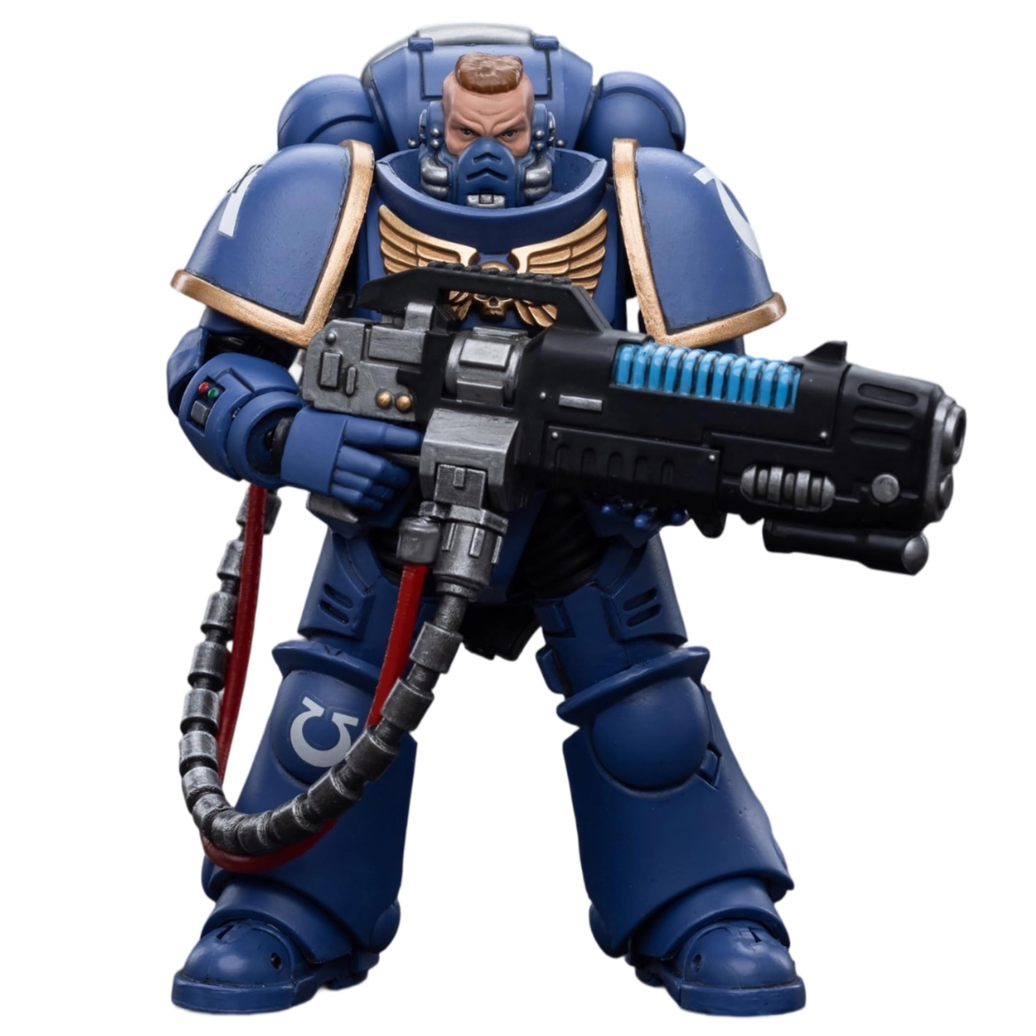 JOYTOY Brother Paxor Warhammer 40K 1/18 Action Figure Ultramarines Hellblasters Brother Paxor Modello da collezione 11,9 cm Regali di compleanno
