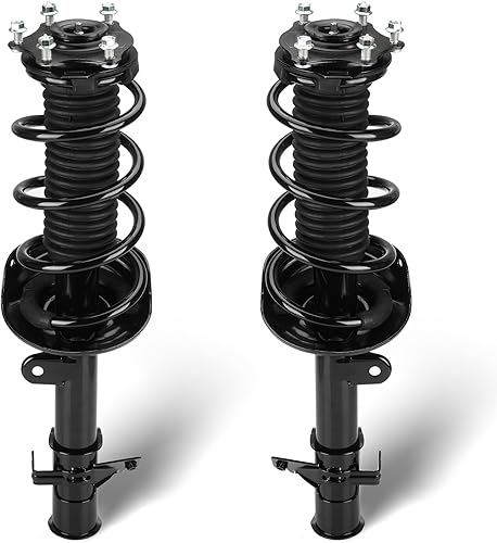 Conjunto completo de puntales delanteros con amortiguador de resorte helicoidal compatible con Honda CR-V 2007-2014, reemplazo 272492 272491