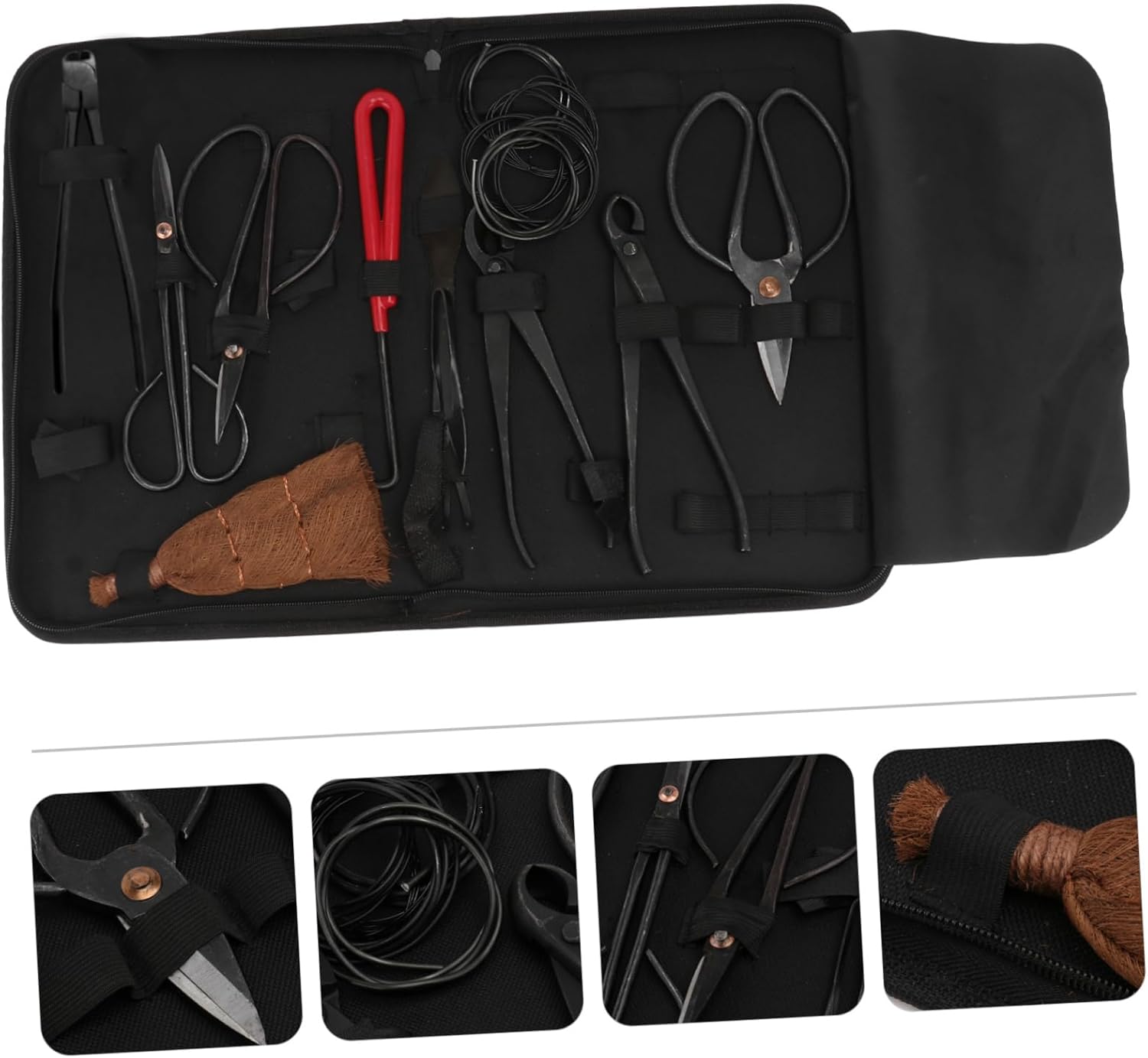 1set Gardening Pruning Shears Kit Plant Branch Trimmers Storage Bag for Efficient Trimming of Fruit Trees and Flowers Essential Gardening Tools for Home Outdoor Use