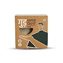 Kudrat Organic Essentials Jaggery made in Clay Bowl, 900g | Natural Unrefined Gud | Chemical Free Traditional Sugarcane Jaggery | Mineral Rich Natural Sweetener for Tea, Cooking, Desserts & Indian Sweets gallery image