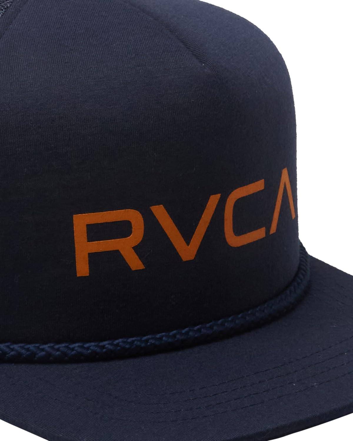 RVCA Men's Trucker Hat, Structured Hat with Stretch Mesh Back, Adjustable Snapback Closure - Image 4