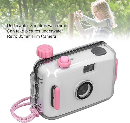 Miniatura 17 de Yunseity Cámara de película de 1.378 in, cámara de película reutilizable con funda, velocidad de obturación 1/100s F/9 lente de 1.102 in, cámara de