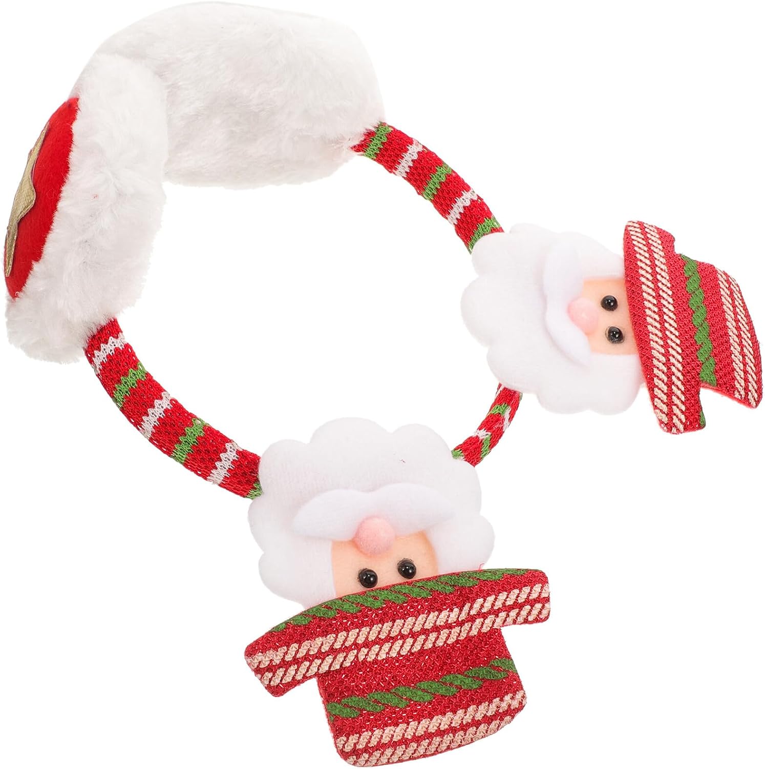 VILLCASE Christmas Earmuffs for Women Winter Warm Ear Warmer Outdoor Ear Cover Cute Cartoon Holiday Headband Party Accessories