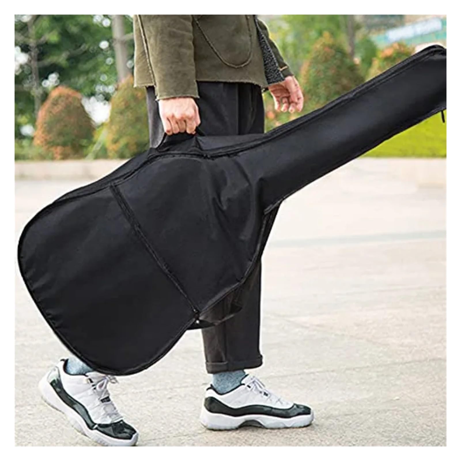 Funda para Guitarra Bolsa for Guitarra acústica de 40 Pulgadas con Correa Ajustable for el Hombro, Resistente al Agua, Funda Transporte a Prueba Polvo para Guitarra