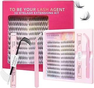 Kit de racimos de pestañas naturales, extensi...