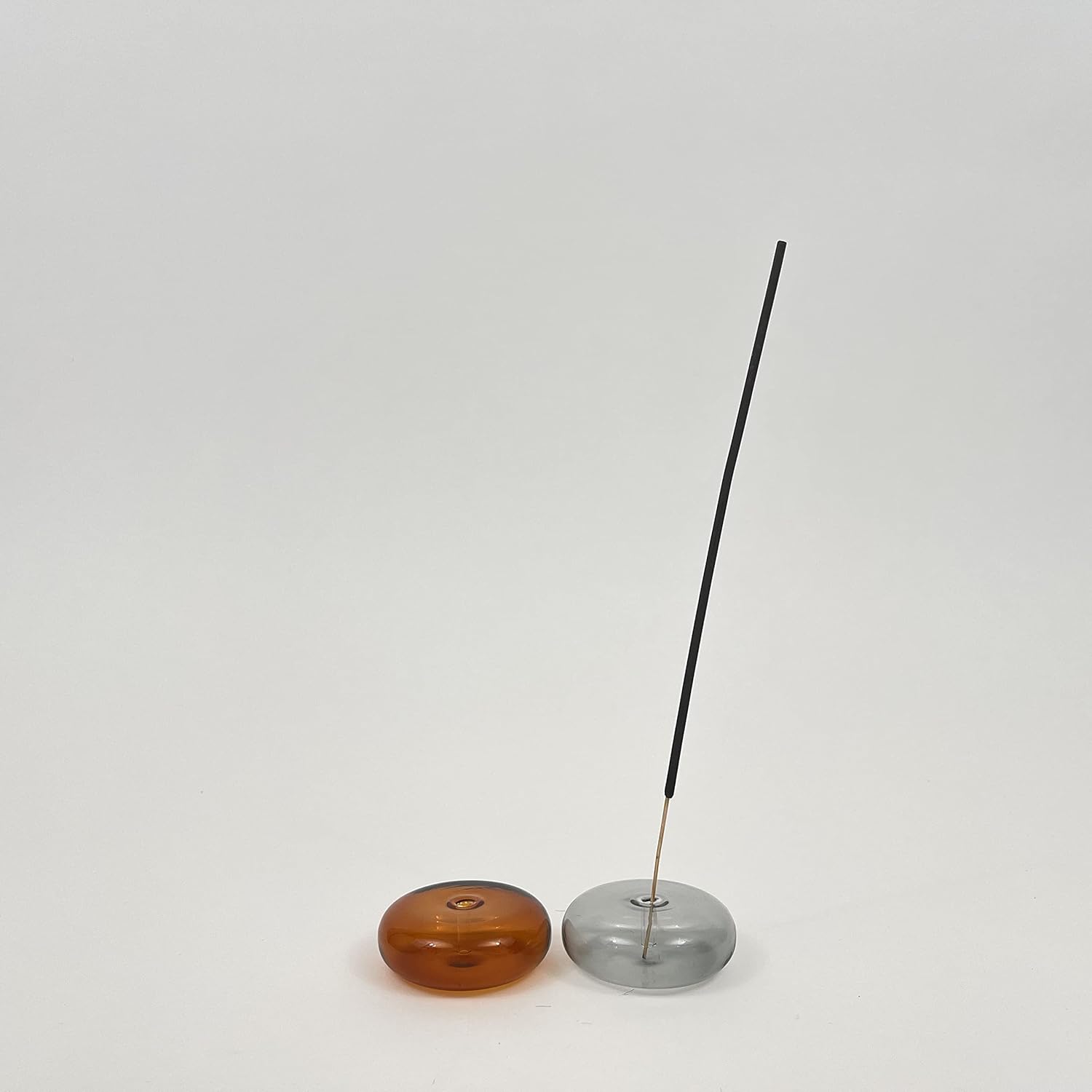 Eclipse Glass Pebble Incense Holder - Image 6