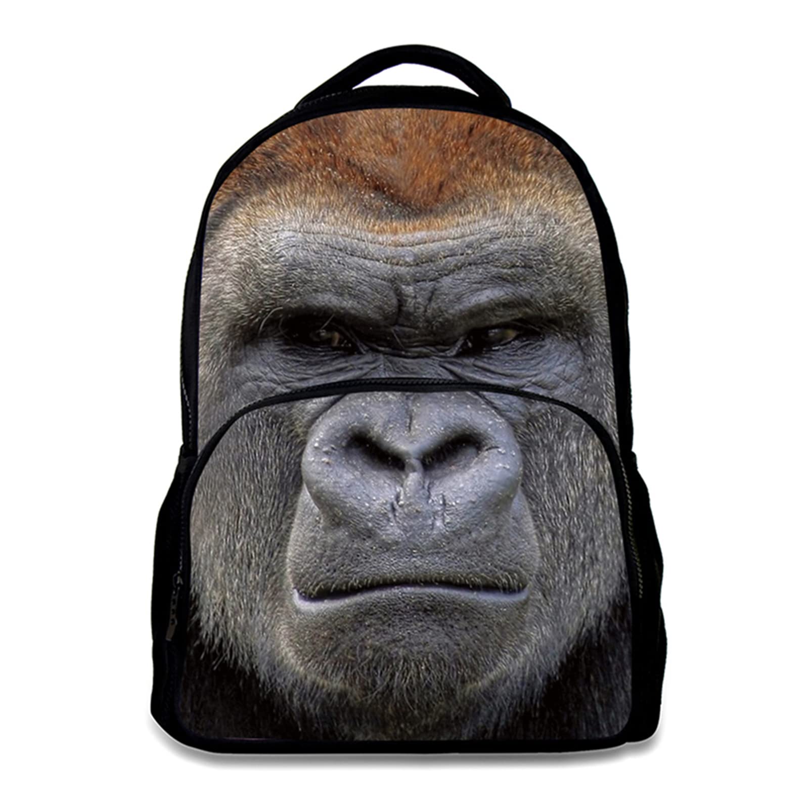 ENDUO DESIGNAnimal Backpack King Kong School Bag Teenagers Casual Daypack,17 Inch Laptop Backpack For Man/Kid/Girl/Boy/Woman