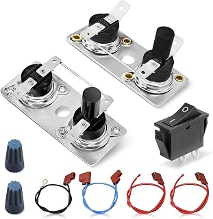 232306 RV Water Heater Thermostat Switch Compatible with Suburban SW Series 120V RV Water Heater Parts SW6DE SW6DEL SW10DE SW10DEL SW12DE SW12DEL, Replace 232306 232282 233534 525007