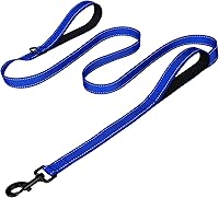 Vista 10 de Joytale - Correa resistente para perros grandes que tiran, doble asa para control de tráfico, correas reflectantes de doble cara para perros grandes