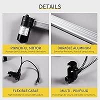 Vista 5 de Mulin Power - Motor reclinable de repuesto con cable, modelo ML18-017 ML18D06 Actuador lineal para sofá, silla elevadora, sofá, asiento de masaje