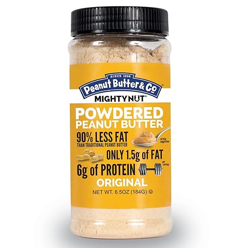 Peanut Butter & Co., Mighty Nut, Powdered Peanut Butter, Original, 6.5 oz (184 g) Peanut Butter & Co., Mighty Nut, Powdered Peanut Butter, Original,
