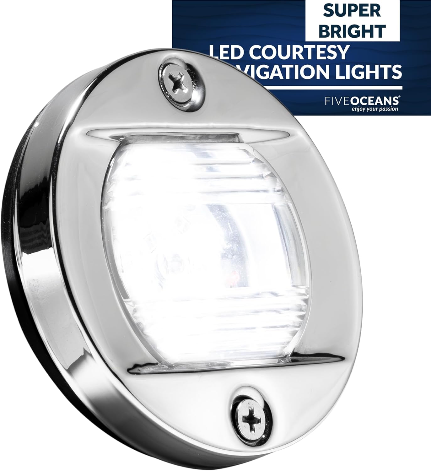 Five Oceans Boat Navigation Lights, Marine Courtesy Lights