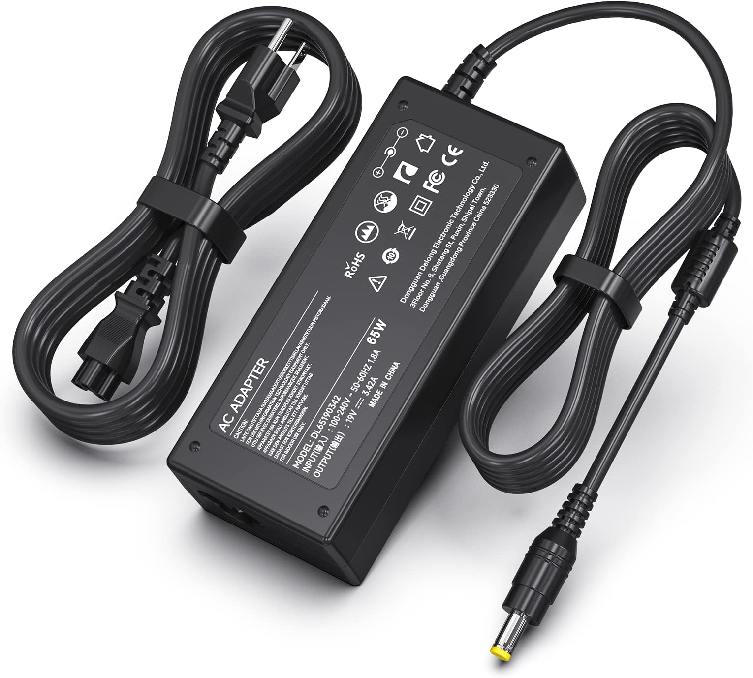 Alimentatore Originale Acer 65w – 19V 3.42A – Per Aspire 5 E15 E5 Serie