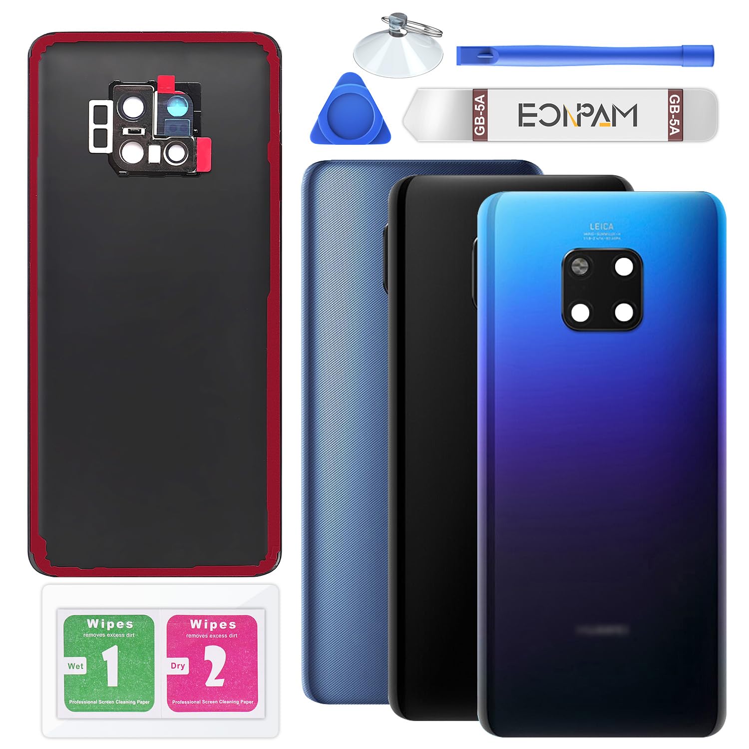 Amazon.com: Eonpam Back Cover Glass for Huawei Mate 20 Pro LYA-L09