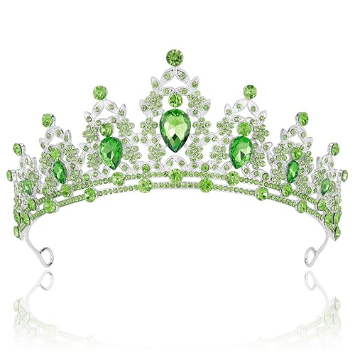 Vista 51 de SuPoo Tiaras para mujer, corona roja, corona de cumpleaños, diadema de cristal, gemas rojas, diamantes de imitación, accesorios para el cabello