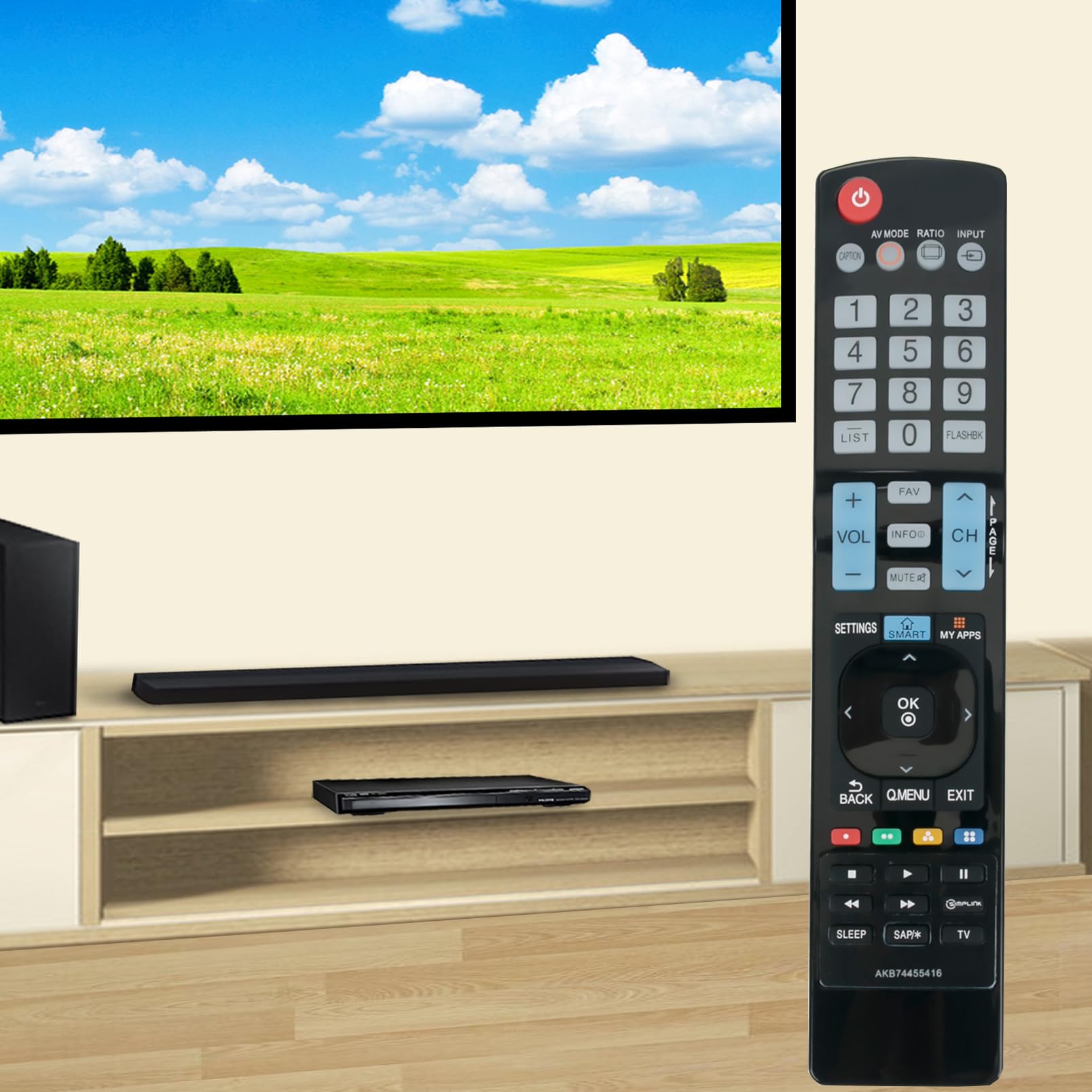 Amazon.com: AKB74455416 Replace Remote Control fit for LG TV HDTV