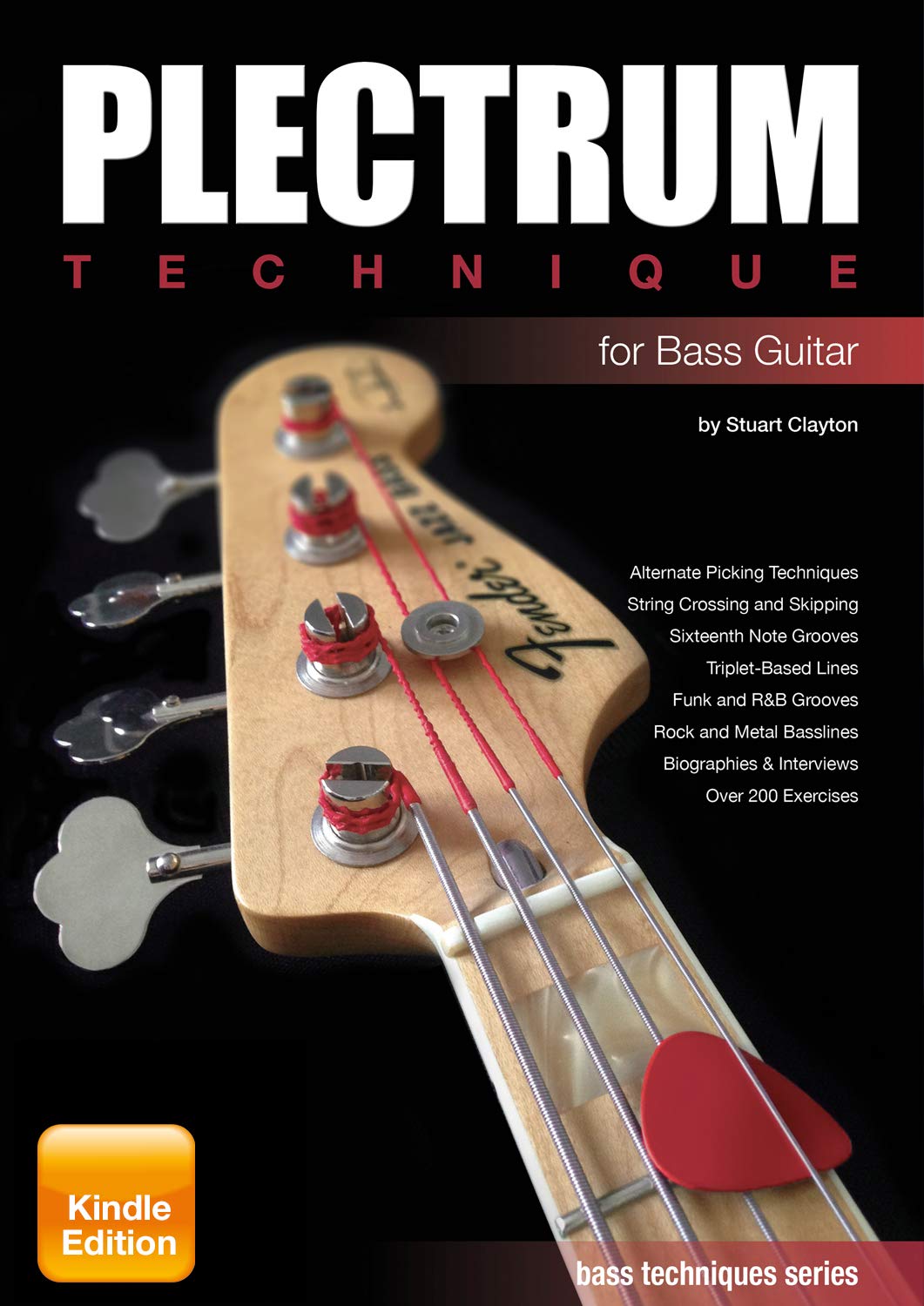 Plectrum Technique for Bass Guitar volume 4 par Stuart Clayton livre en anglais