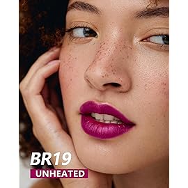 MAKI YIKA Hot Pink Lipstick for Women Metallic Lipsticks Glitter Long Lasting Lipstick No Smudge No Transfer Liquid Lip Gloss (BR19 Unheated)