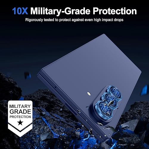Vista 740 de para Samsung Galaxy Z Flip 7 Protector de Lente de Cámara, Cubierta de Lente de Vidrio Templado con Anillo de Metal Individual, [Fuerte Adhesión] 1