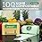 ANECO 8 Gallon Compostable Kitchen Food Waste Bags with Handles (30 Count), Leak-proof Compost Bags for Tall Kitchen Bin, Large 8 Gallon Bags Certified by BPI & OK Compost HOME