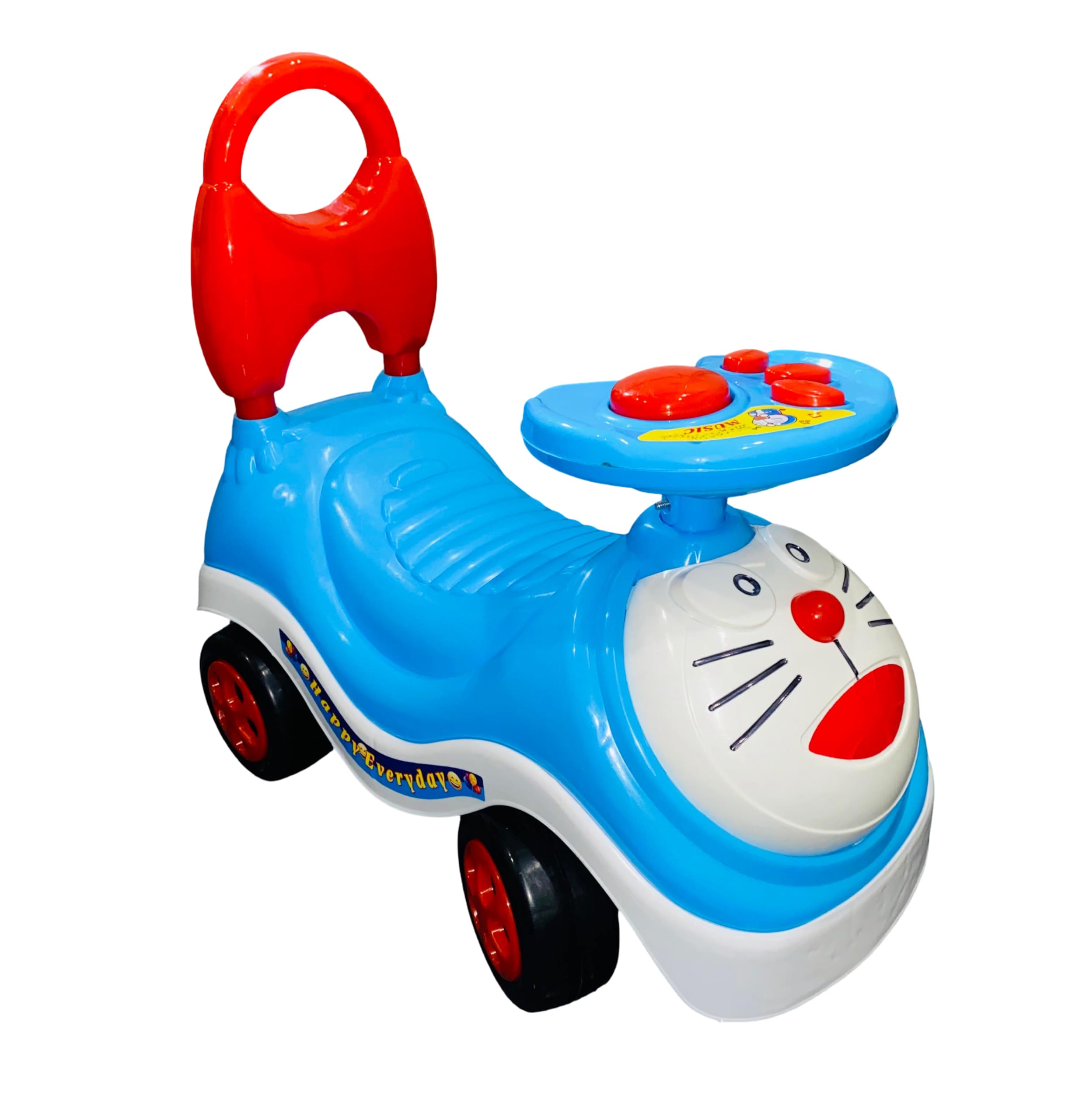 Dillard's Kids Magic Car/Swing Car Ride On Push Rider with Music for Girls & Boys 1 to 3 Year Kids (Sky Blue)