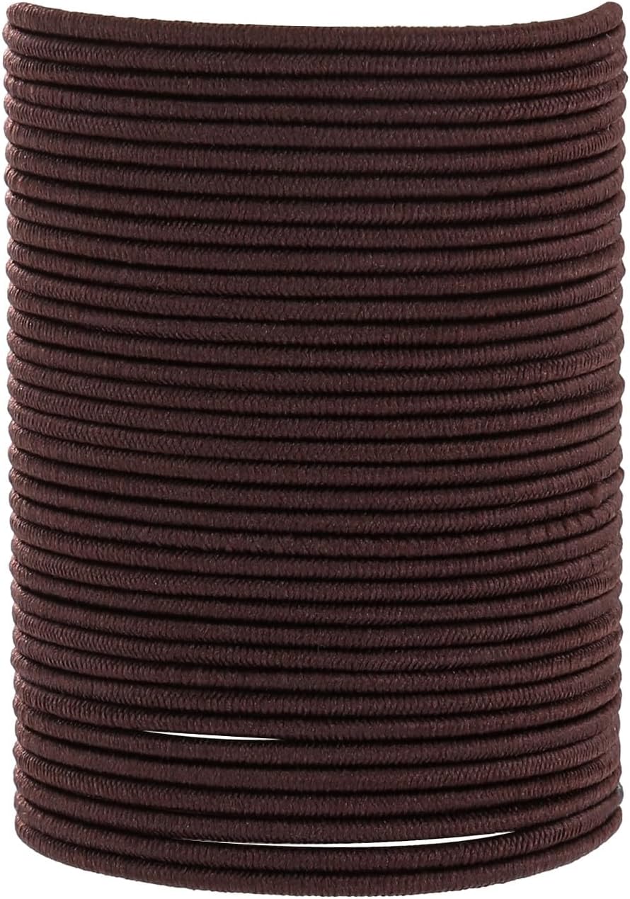 110 PCS Elastic Hair Bands, 2mm Elastic Hair Ties Ponytail Holders