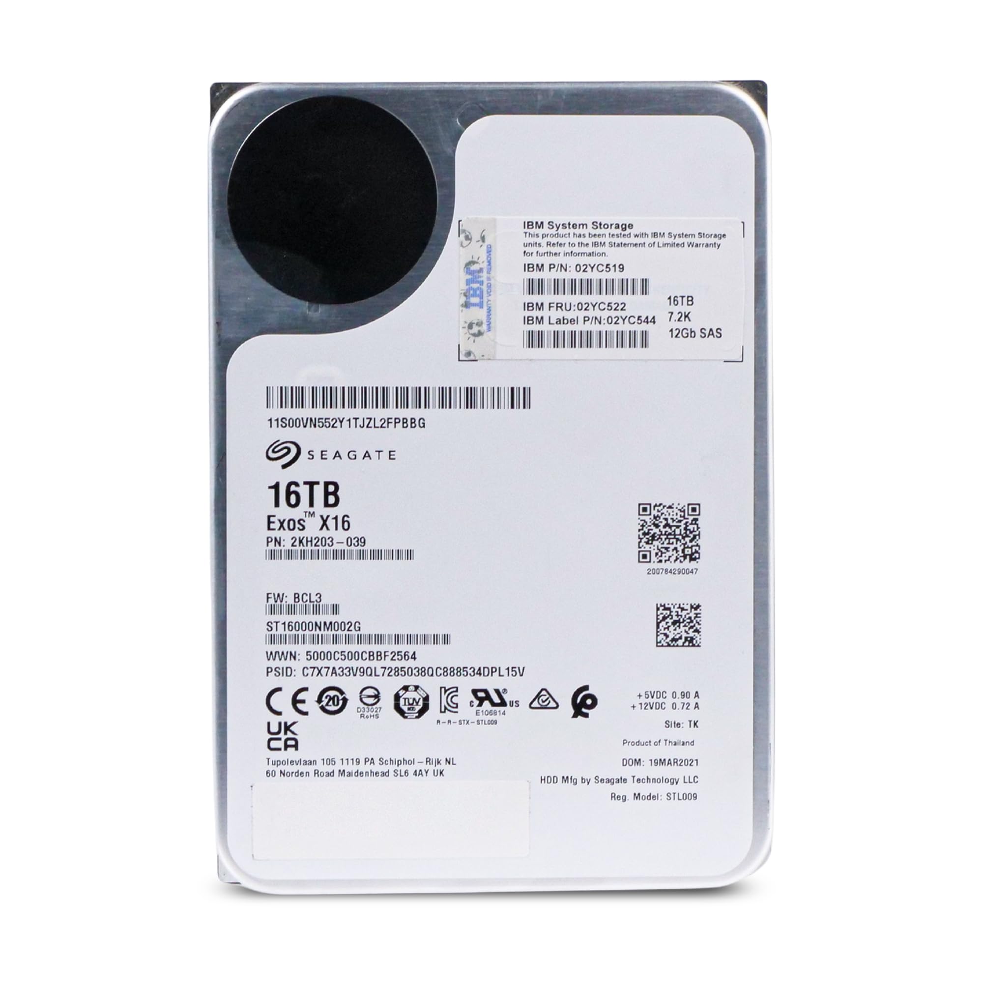 Amazon.com: Seagate/IBM Exos X16 16TB Enterprise Hard Drive HDD