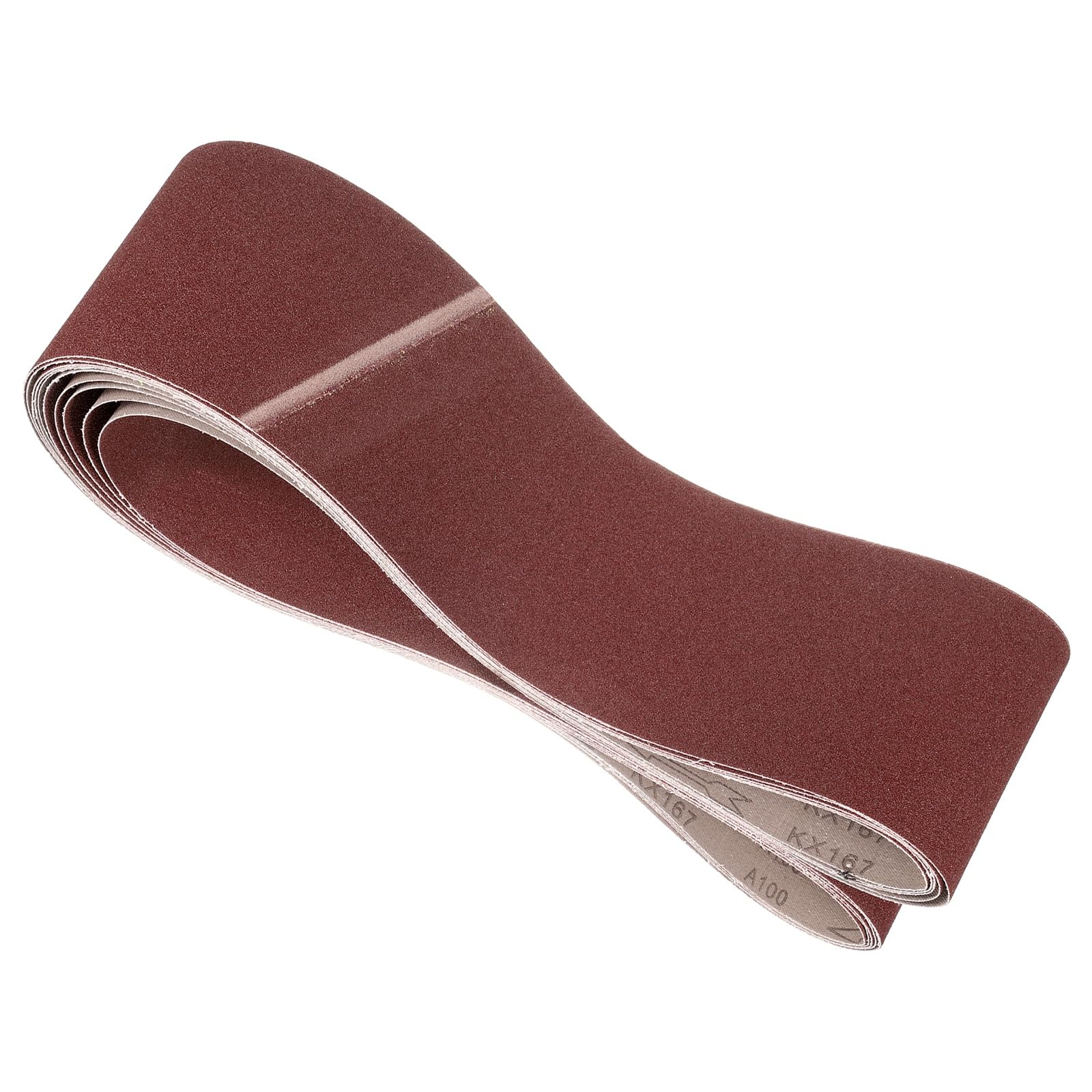 5 Pcs Sanding Belts 6 x 89 Inch 100 Grit Aluminum Oxide Abrasive Sandpaper for Belt Sander Metal Grinding Wood Working Weld Rust Removal