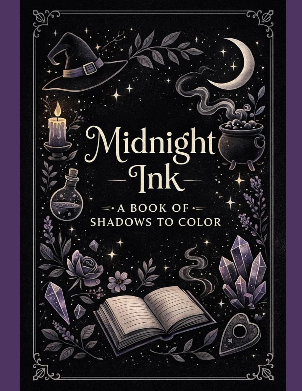 Midnight Ink: A Book of Shadows to Color