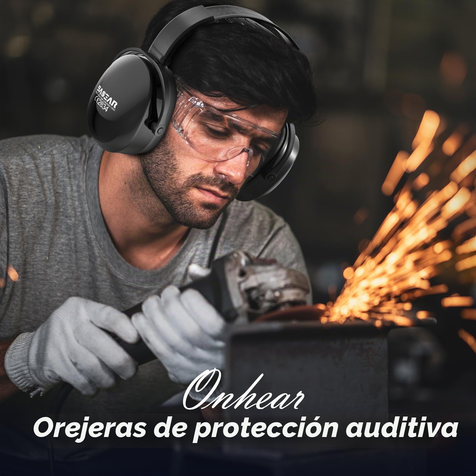 Protección auditiva, reducción de ruido (Dark-snr 36db)
