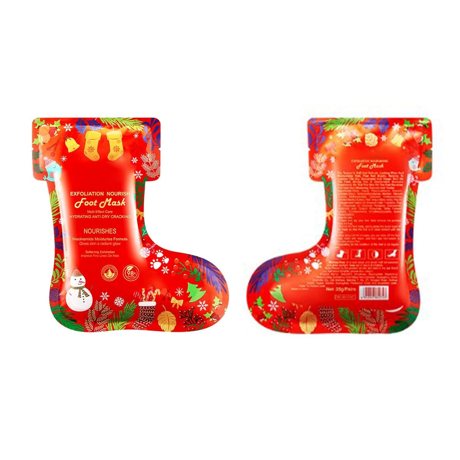 Intensive Moisture Hand and Foot Mask Set - Enriched for Silky Smooth Skin, Relaxing Skin Care Routine Essential Foot One Size