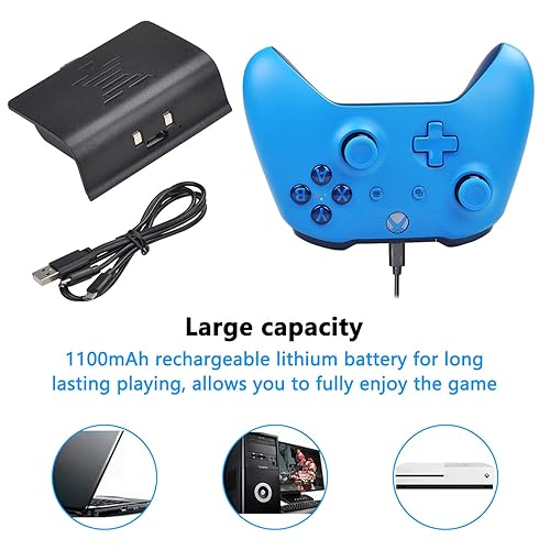 Miniatura 5 de PowerTrust Rechargeable Battery Compatible with Xbox One Controller Battery with 2 in 1 Micro USB Cable and Charge Kit for Xbox OneOne SOne XElite