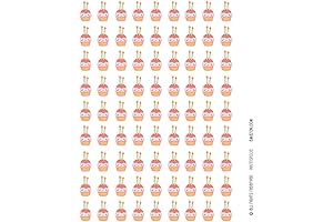 Kawaii Birthday Cupcakes Stickers Monthly Planner Stickers
