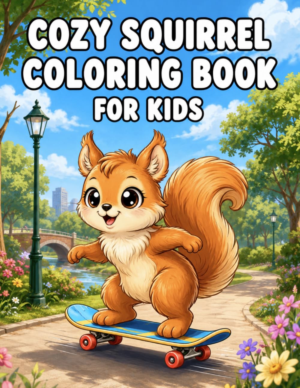 Cozy Squirrel Coloring Book for Kids: Cute Squirrel Adventures, Outdoor Activities, Heartwarming Moments and Easy Animal Coloring Pages (Cozy Coloring Books for Kids)