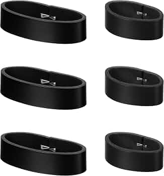 Prasacco Pack of 6 Belt Loop Leather Loops Belt Loop Without