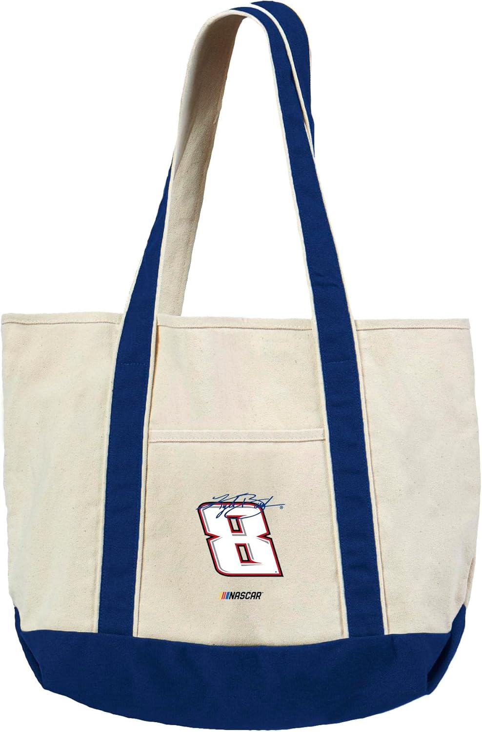 Northwest NASCAR Number Black Canvas Tote with Colored Strap