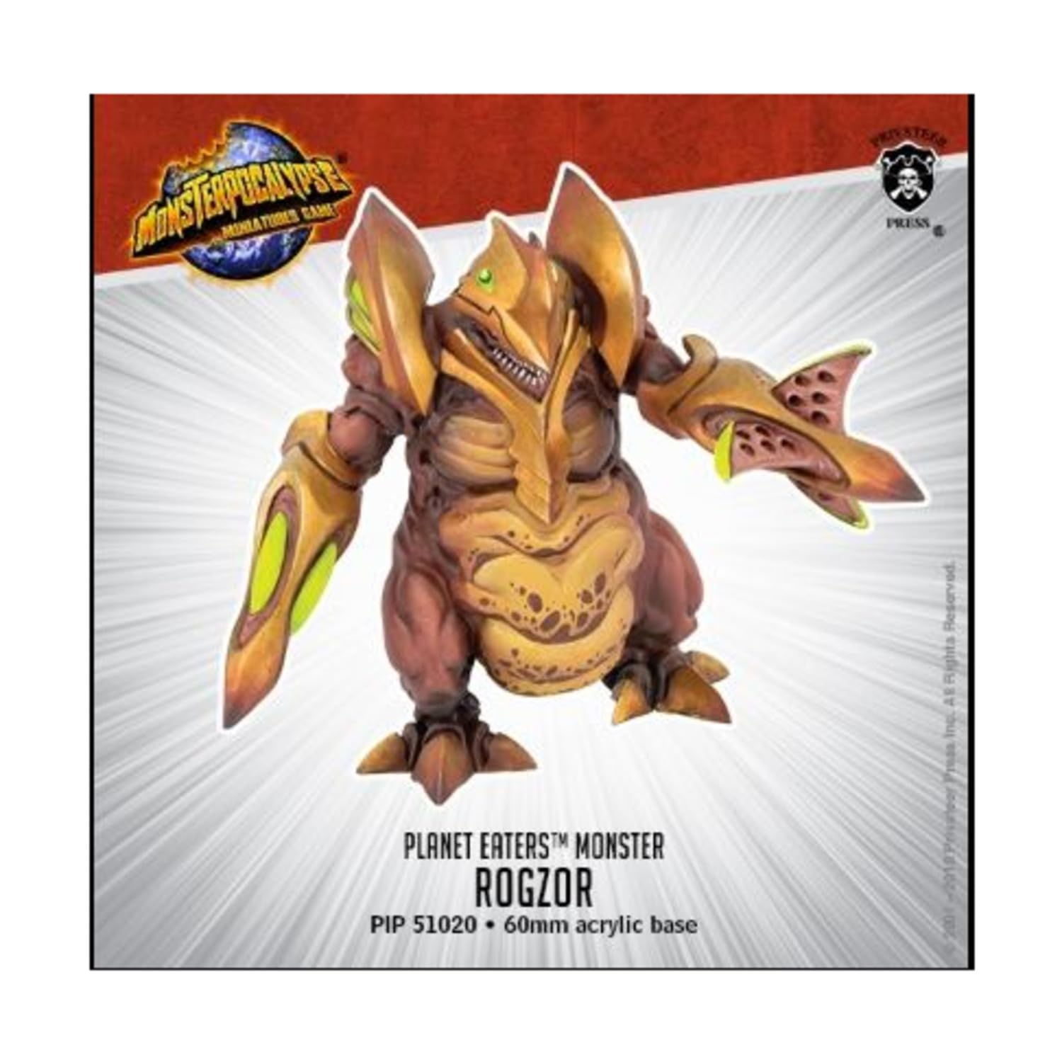 Amazon.com: Monsterpocalypse: Planet Eaters Rogzor Monster (Resin