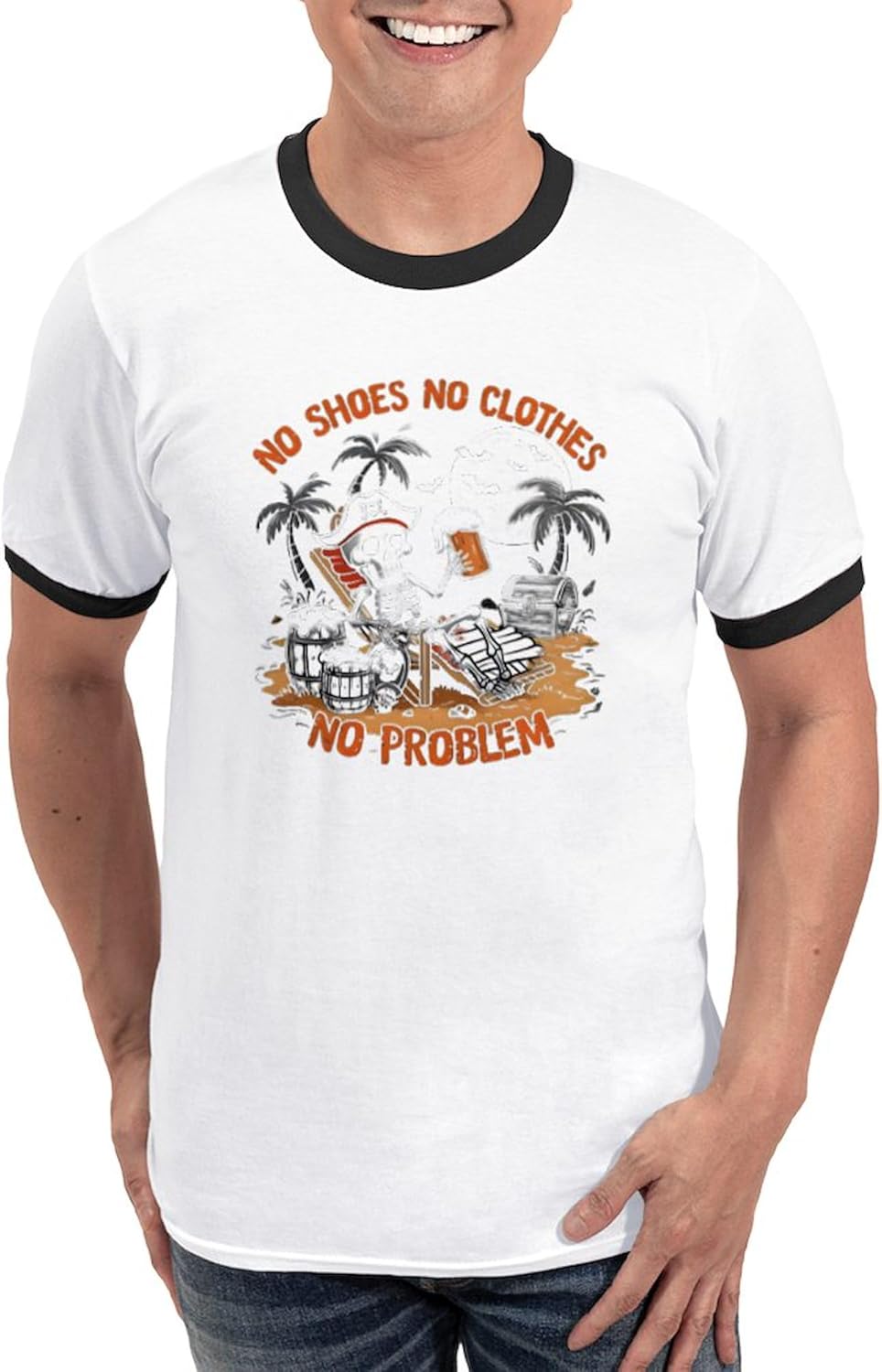 Amazon.com: CafePress No Shoes No Clothes Problem Men's