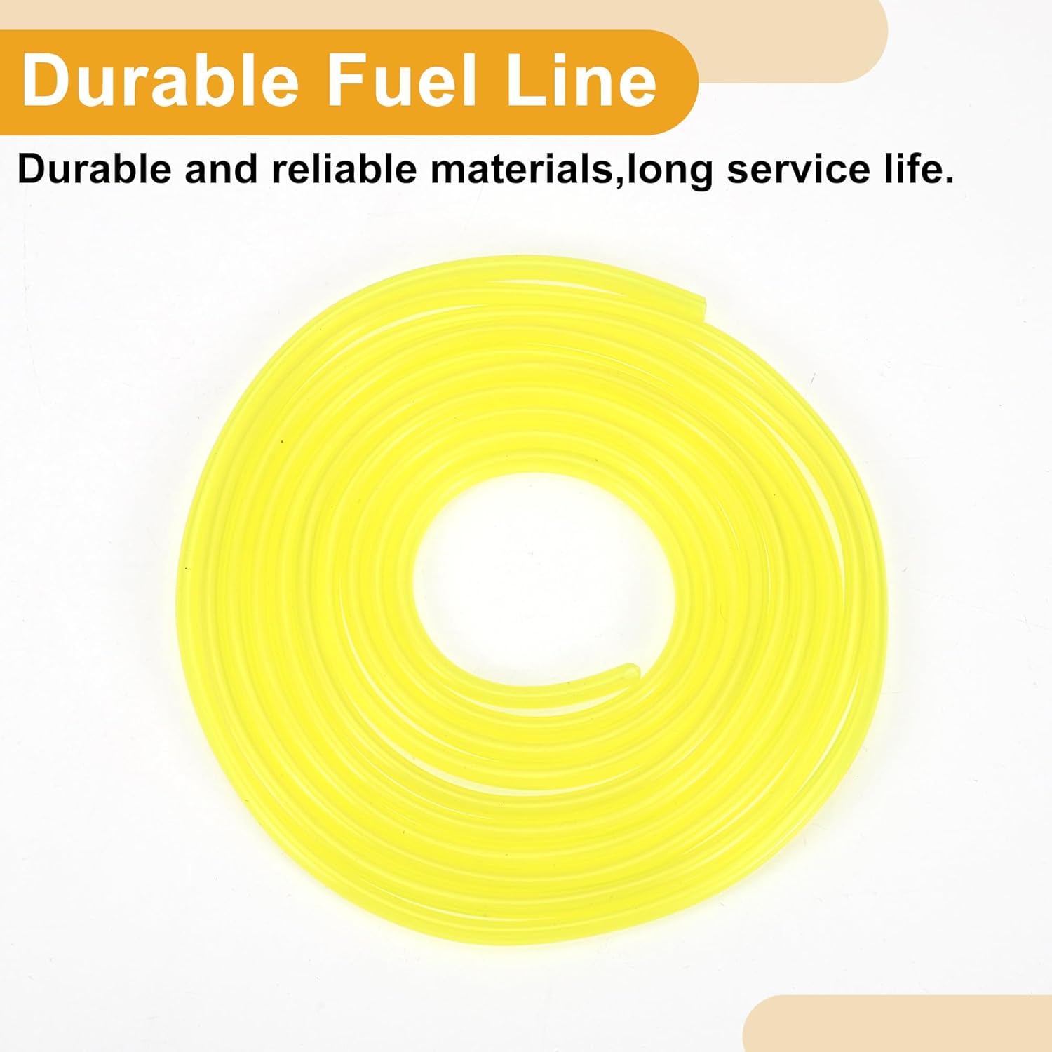 Partuto 1セット 3mm x 5mm ユニバーサル 10フィート ガソリン燃料ライン ガスライン パイプホース プラスチック