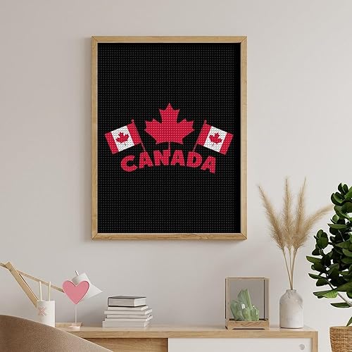 Miniatura 5 de Canada Day Flags Diamond Art Painting Kits Full Square Drill DIY Picture Art Crafts for Home Wall Decor
