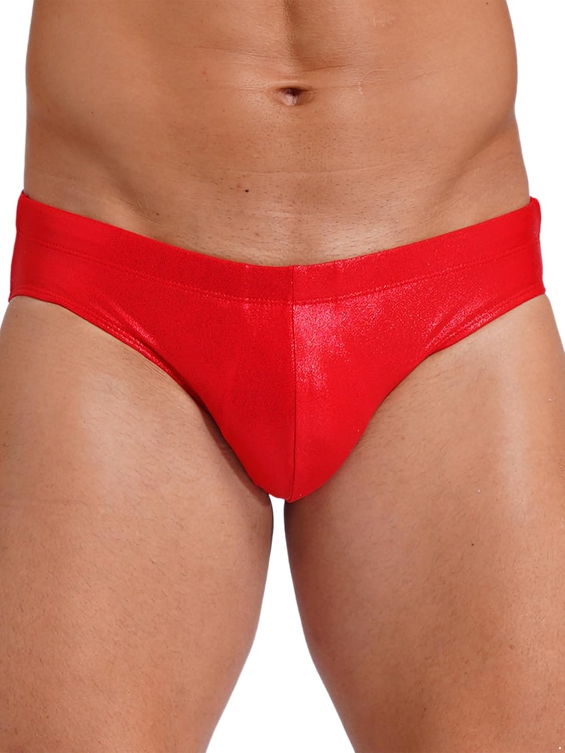 TiaoBug Men's Shiny Metallic Contour Pouch Bikini Cameroon Ubuy