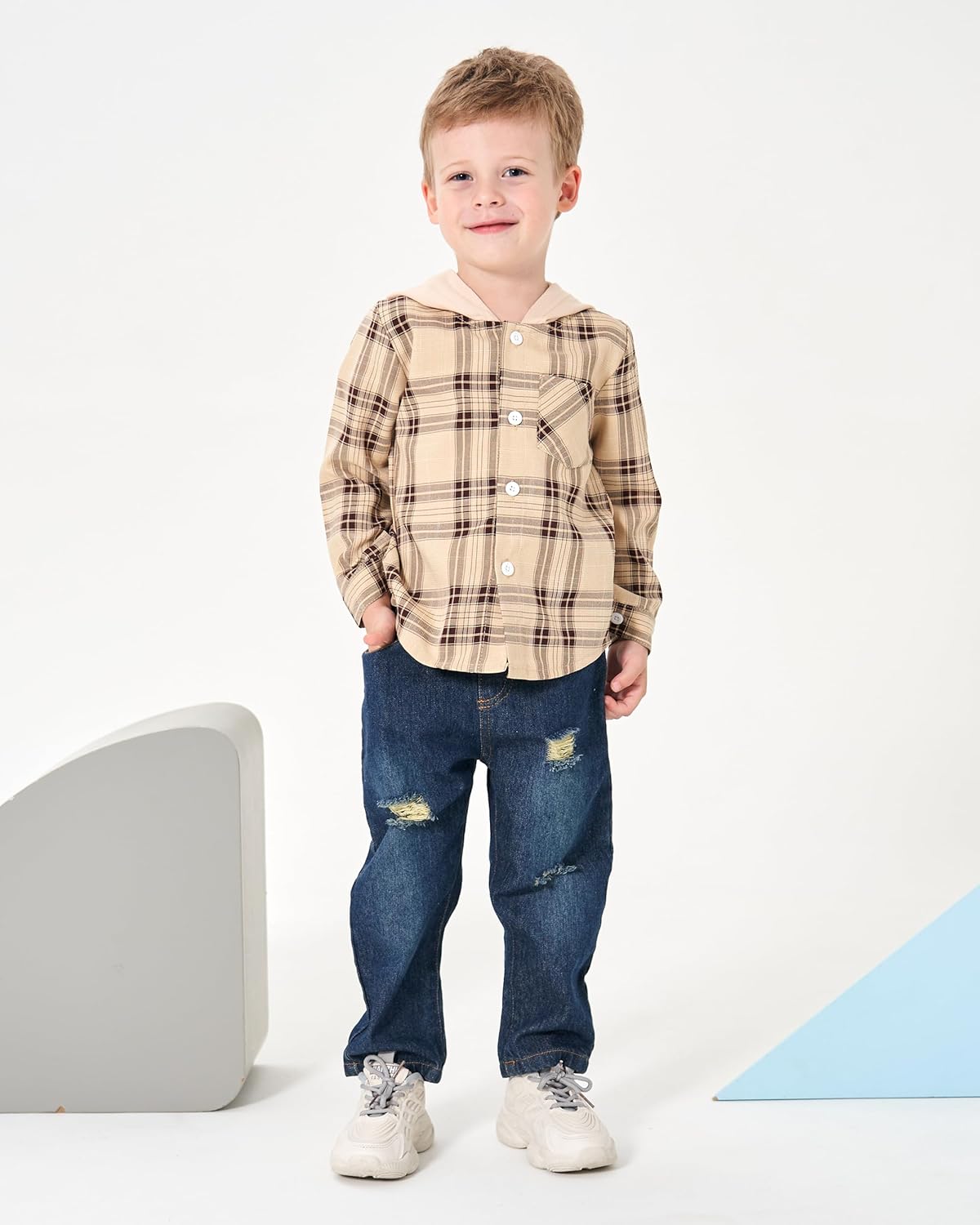 Toddler Baby Boy Clothes Fall Winter Outfits Infant Long Sleeve Shirt Jeans Sets Casual Kids Clothes for Boys 12M-5Y - Image 2