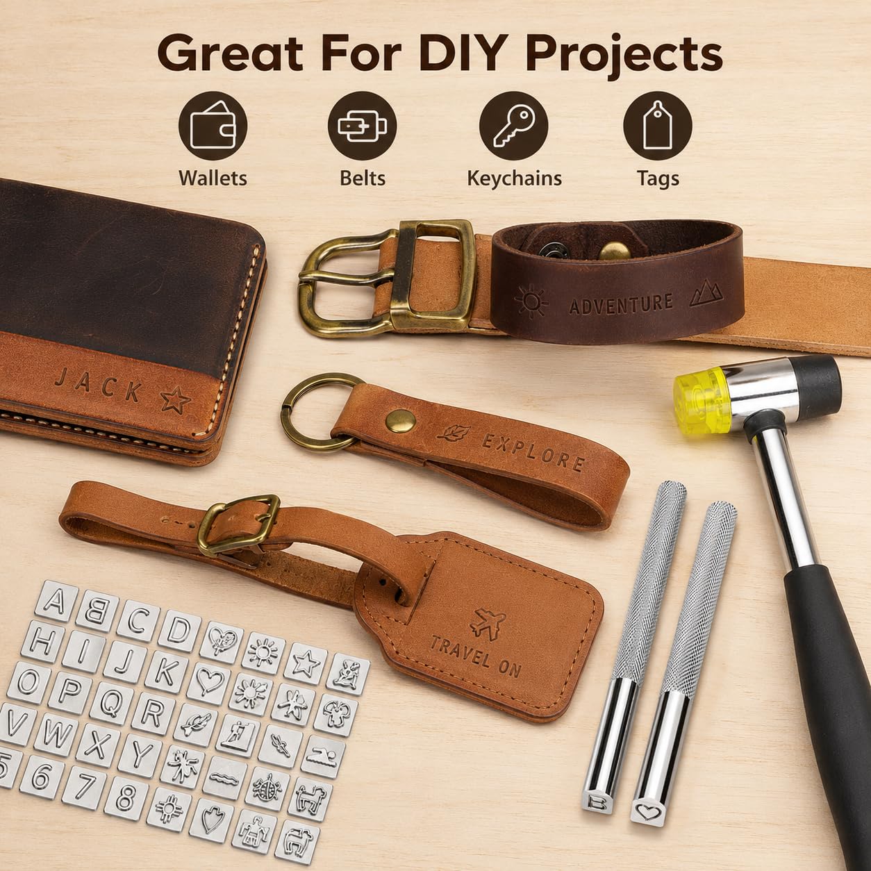 Leather Stamping Tools - Beginner Kit -3