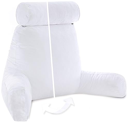 Husband Pillow XXL Reading & Bed Rest Pillows - Premium