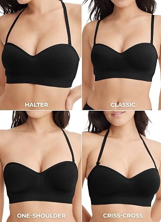 Jockey Women's Bra Seamfree Multiway Bandeau Bralette